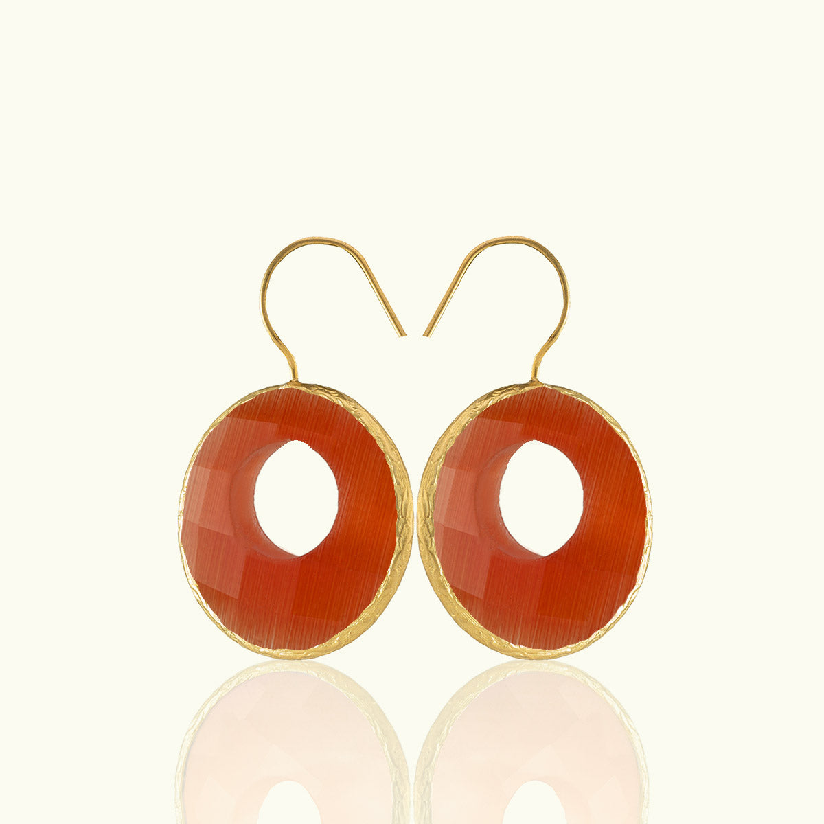 Single Bushwick Eyes Gold Earrings