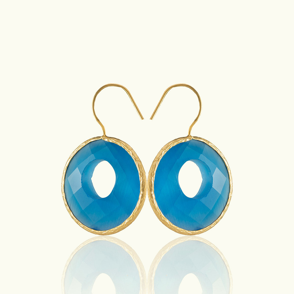 Single Bushwick Eyes Gold Earrings