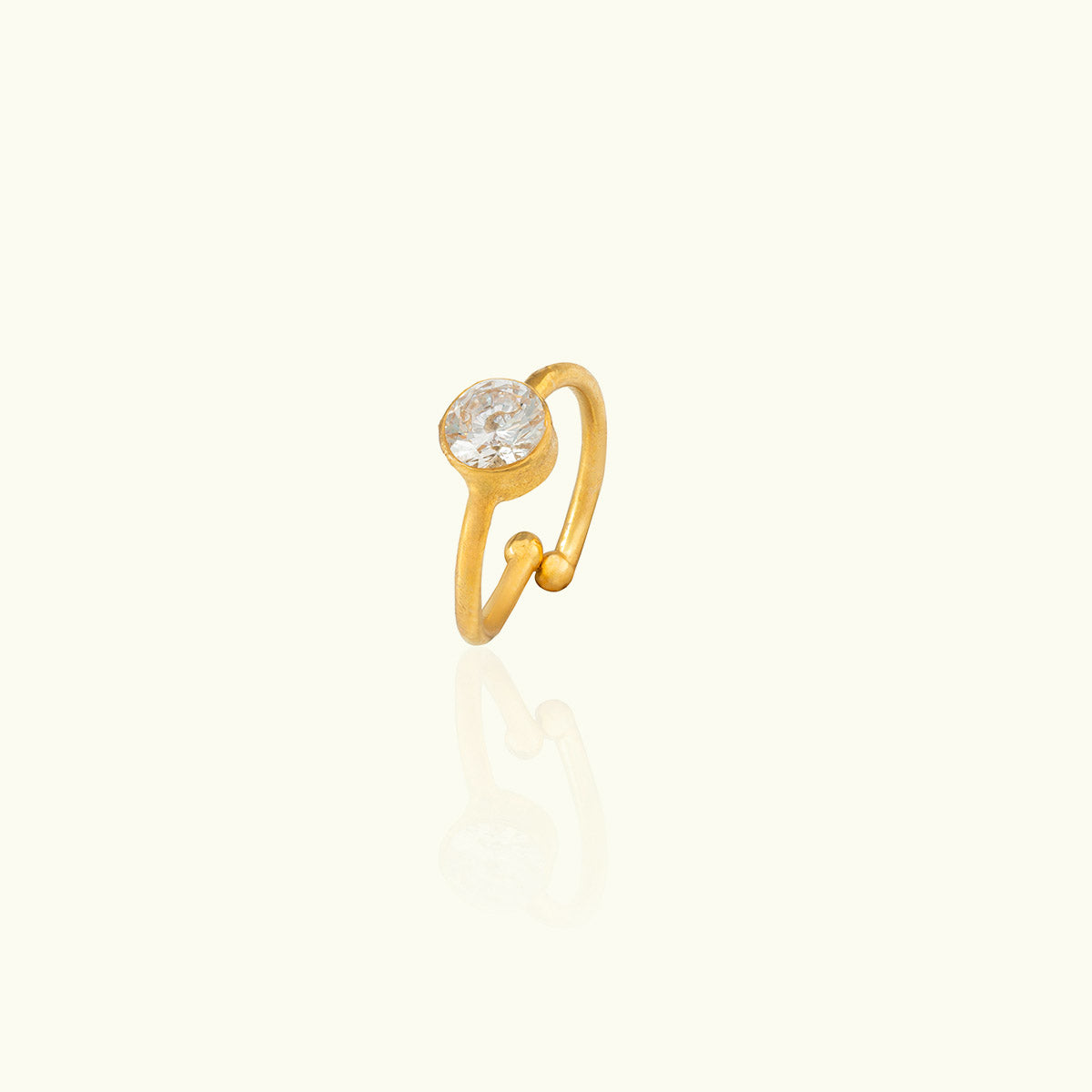 Single Circle Gold Ring