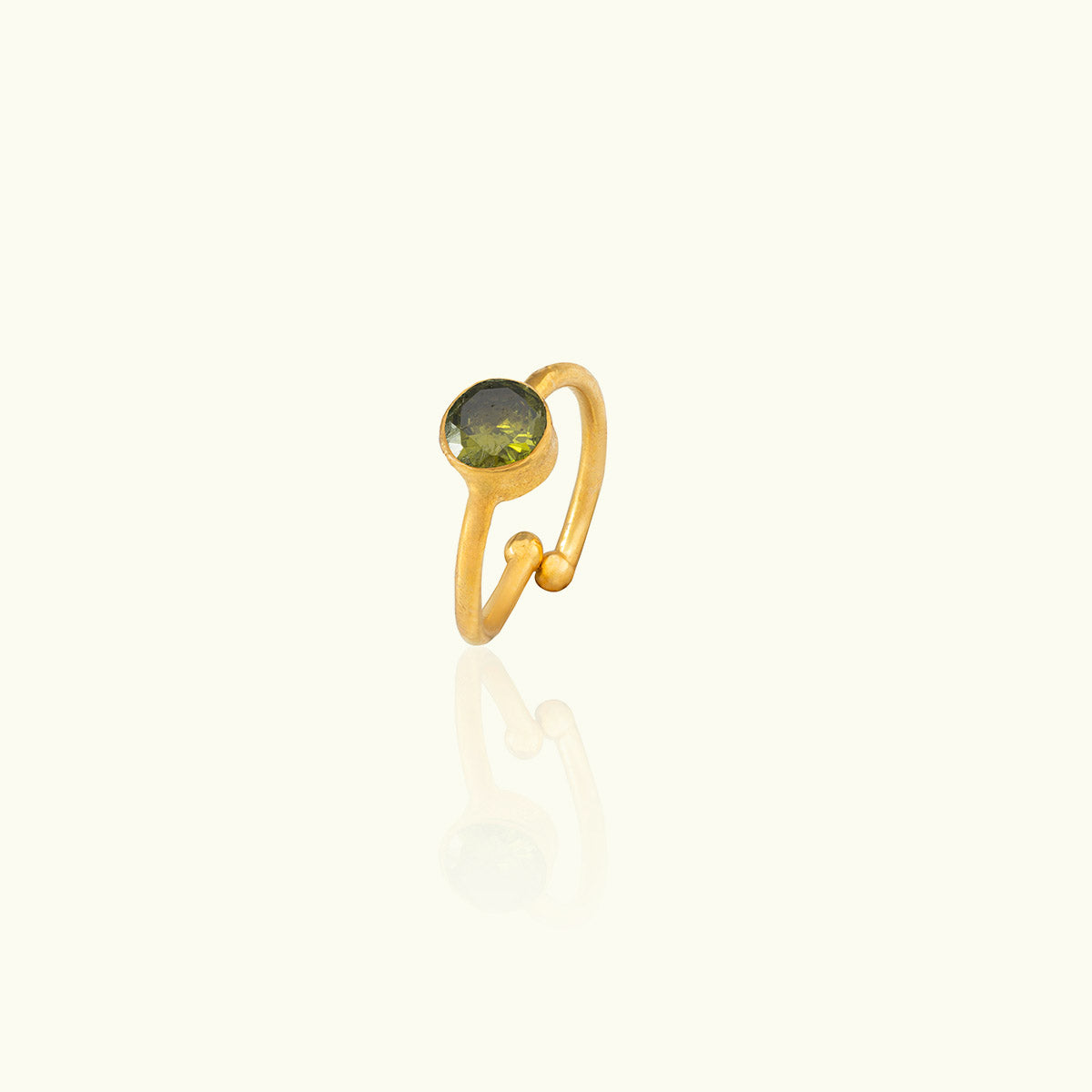 Single Circle Gold Ring