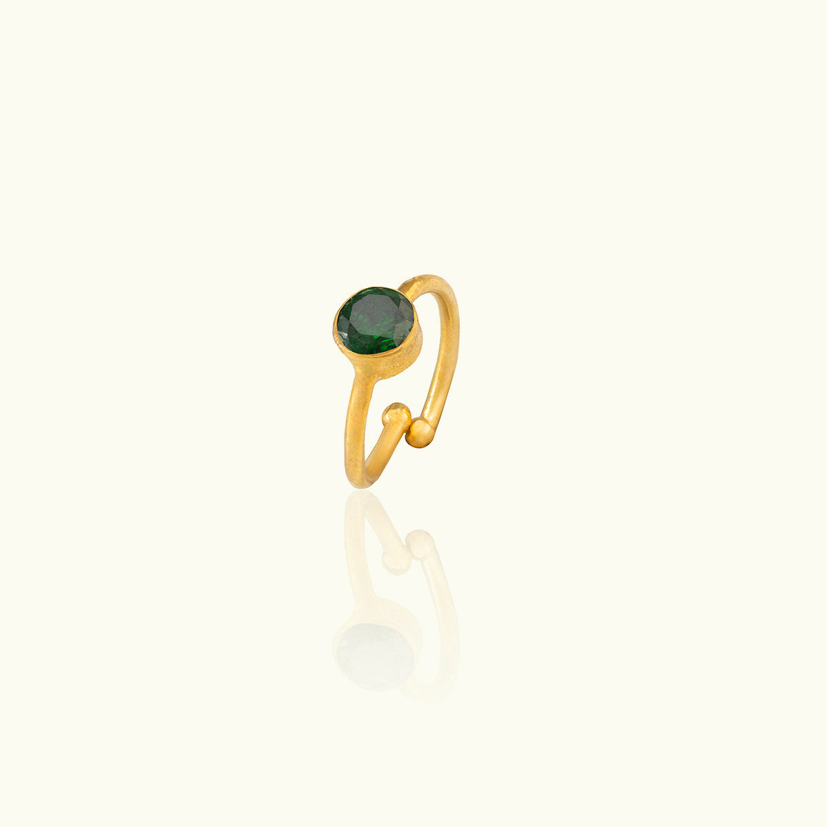 Single Circle Gold Ring