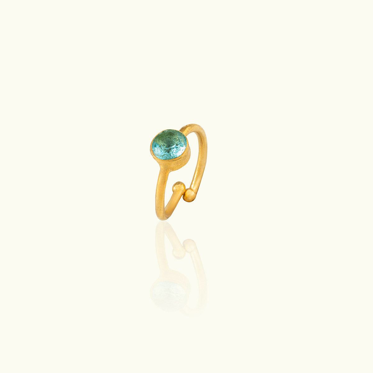 Single Circle Gold Ring