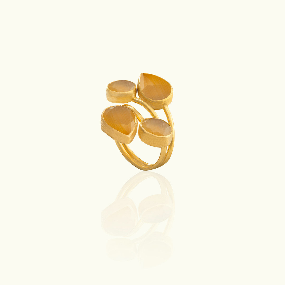 Four Stone Gold Ring